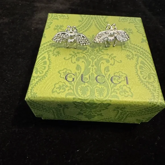 Gucci Silver Bee Earrings - Picture 2 of 5